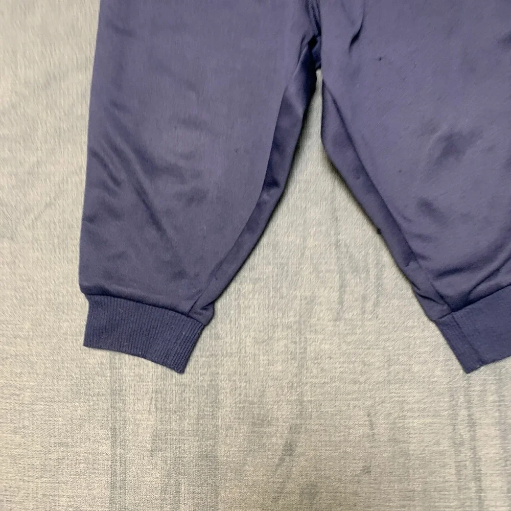 Nike Sweatpants Boys 2T Blue Fleece Lined Elastic Waist Swoosh Logo Tapered Leg